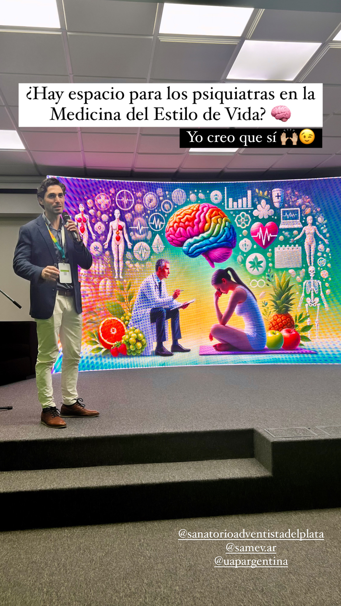 Charla sobre Psiquiatría del Estilo de Vida